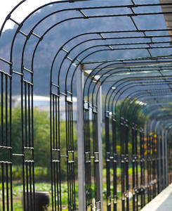 Supporto per Piante Rampicanti a Mezza Arco <span class=keywords><strong>da</strong></span> Pavimento, per Balcone e Giardino, per Clematidi, Uva e Rose, Struttura ad Arco Monofacciale - Product Image 3