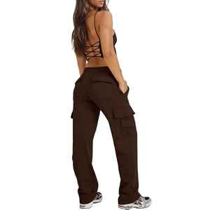 Ropa de calle 2025, pantalones Cargo para mujer, pantalones sueltos para correr, ropa de mujer para verano, invierno, pantalones de gran tamaño para mujer, servicios OEM - Product Image 1