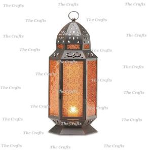 <b>Set</b> Of Three Iron And Glass Hanging <b>Lantern</b> With Premium Quality Hanging <b>Lantern</b> For Wedding And Hotel Use - Product Image 4