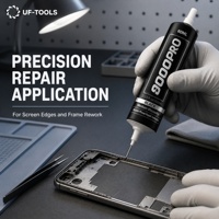 Colle adhésive 60ML 9000PRO pour la réparation de téléphones portables, collage des bords de l'écran tactile avec 5 embouts de précision
