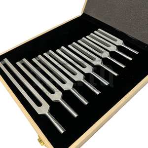 ชุดที่มีคุณภาพสูงของ5ส้อมปรับอลูมิเนียมทางการแพทย์ประกอบด้วย C128,C256,C512,C2048, ความถี่ C1024การปรับส้อมบำบัด - Product Image 3