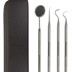 ชุดตรวจฟันยี่ห้อ Private Label ประกอบด้วยกระจกตรวจฟัน 5 ชิ้น  ที่ขูดฟันแบบโค้ง 23/17  แหนบ  และเครื่องมือวินิจฉัย - Product Image 2