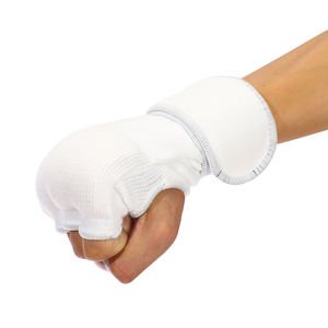 ถุงมือชกมวยสำหรับนักมวยถุงมือชกมวยแบบปรับแต่งได้พร้อมแผ่นเจลคุณสมบัติห่ออย่างรวดเร็ว - Product Image 4