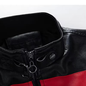 Meilleure vente de veste en cuir noir, coupe décontractée et matière souple et fluide. Disponible à prix de gros. - Product Image 3