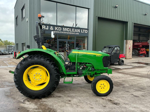<b>Cheap</b> Mini Johnn Deer 3032E 5055E Wheel Tractor with Pump 90-100HP Front <b>Bucket</b> Loader Good Condition Warranty Included - Product Image 2