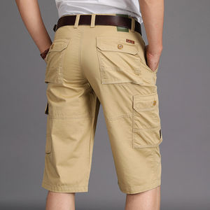 Pantalones Cortos de Algodón para Hombre, Bermudas de Exterior, Estilo Cargo, Informales, para Verano - Product Image 3