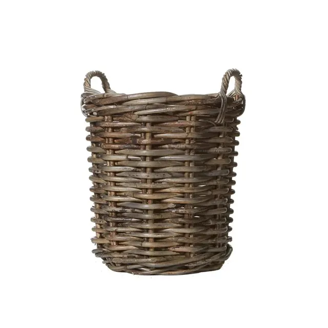 Natural plastic wicker Wine holder picnic gift basket with bottle drink holder basket Wine PE rattan basket wine picnic set