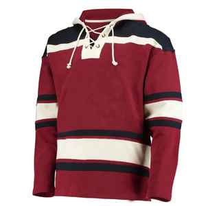 Sweat-shirts de hockey sur glace pour adultes avec logo personnalisable, broderie en twill, vêtements de sport avec logos personnalisables, technique de sublimation - Product Image 5
