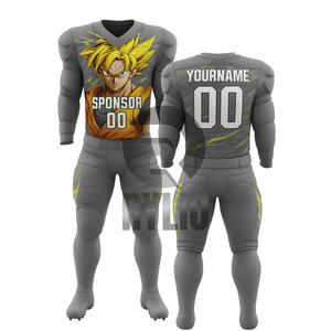 เสื้อทีมฟุตบอลชุดอเมริกันเสื้อทีมออกแบบลายอนิเมะออกแบบได้ตามต้องการ - Product Image 3