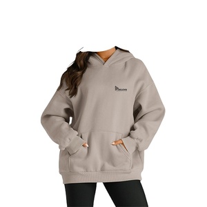 Sweat à capuche d'hiver personnalisé pour femme en molleton 100 % coton, doux, confortable, respirant, coupe classique, style streetwear décontracté - Product Image 4