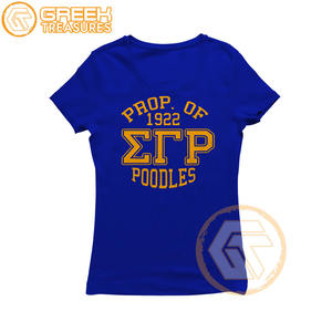 Camiseta personalizada Sigma Gamma Rho para mujer, ropa de hermandad, Jersey de algodón, camiseta transpirable de alta calidad, ropa griega para mujer - Product Image 3