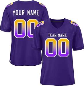 OEM a granel malla de poliéster que absorbe la humedad nombre personalizado y número bordado transpirable juvenil sublimación camisetas de fútbol a granel - Product Image 6