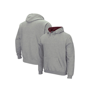 Sweat-shirt à capuche surdimensionné personnalisé pour homme, style streetwear, teinture unie, 100 % coton, collection automne-hiver, vente en gros - Product Image 1