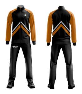 Survêtement personnalisé avec fermeture éclair, pantalon de survêtement, vêtements de sport pour hommes, survêtement décontracté surdimensionné, survêtement d'hiver pour jogging - Product Image 2