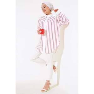 Camisa Dos Rayas Rojo - Product Image 1