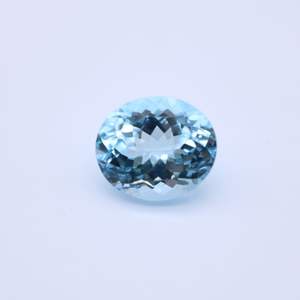 Gran oferta, piedras preciosas de cuarzo Topacio Azul Natural de alta calidad, corte ovalado suelto, accesorios de joyería DIY al por mayor - Product Image 2