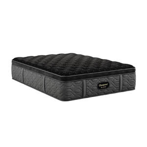 Colchón de Espuma King Size con Tres Capas de Plush Top, Serie Black, Auténtico, Diseño Moderno, Solo Base, para Hotel, Apartamento, Dormitorio - Product Image 1