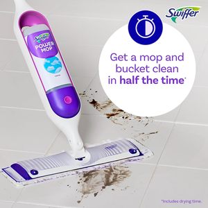 For PowerMop Electronic Multi-Surface Mop Kit with Sponge Head Includes PowerMop 2 Mopping <b>Pad</b> Refills for Floor <b>Cleaning</b> - Product Image 2