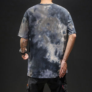 T-shirt uni surdimensionné personnalisé en coton épais de haute qualité pour hommes avec logo imprimé chaleur et troupeau - Product Image 5