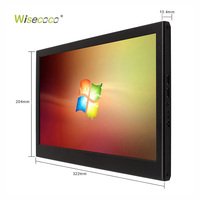 Monitor Portabel 13.3 Inci 2K 2560*1440 IPS Layar Kedua PC Monitor Gaming Portabel dengan USB