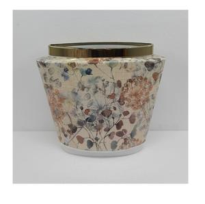 Impressionnant design vase à fleurs en métal et jardinière décalcomanie émail fini pour la maison et l'extérieur pot de fleur décoratif fait à la main personnalisé - Product Image 3