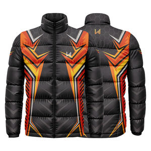 Veste matelassée d'hiver unisexe de haute qualité, dégradé de couleurs, taille standard, pratique, chaude, élégante, décontractée, imperméable, respirante - Product Image 2