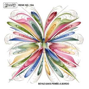 ผ้าฝ้าย yazma แบบ7 18A มี7สี - Product Image 1