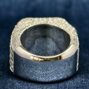 Enhanced <b>Custom</b> Luxury Baguette Cut VVS Diamond Fine <b>Rings</b> Iced Out Hip Hop 925 Sterling Silver Party Unisex <b>Ring</b> Fine Jewelry - Product Image 6