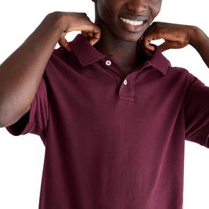 Polo de algodón de primera calidad para hombre, camiseta Polo de manga corta con logotipo personalizado, venta al por mayor - Product Image 3