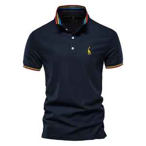 Usine OEM professionnelle, vente en gros de polos personnalisés, polos de haute qualité pour hommes, logo personnalisé brodé ou imprimé, t-shirt polo OEM - Product Image 3