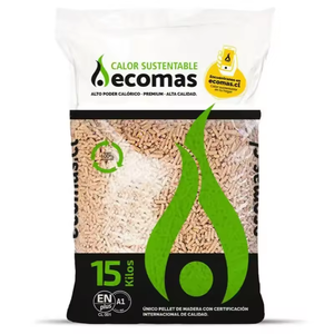 Briquetas de 6mm en bolsas de 15kg de polvo de leña a la venta, proveedor al por mayor de pellets de madera de pino de primera calidad - Product Image 1