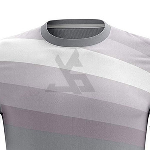 Maillots de football personnalisés par sublimation avec numéro et logo personnalisés, respirants, séchage rapide, 100% polyester, unisexe, vente en gros - Product Image 4
