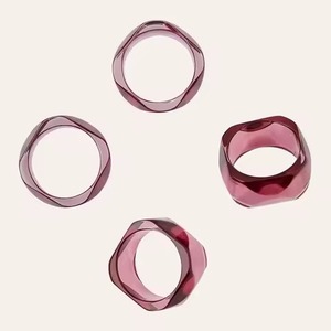 Handmade Luxury Resin <b>Napkin</b> <b>Rings</b> Multi-Colour Table Decorative Accessories - Product Image 6