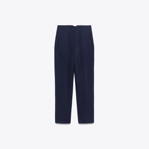 Chic Women's Winter High Waist Palazzo Pants Soft Lightweight Breathable Waterproof <b>Fabric</b> Elegant Casual Office Daily Wear - Product Image 5