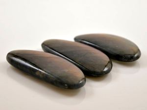 Violet feu Labradorite palmier pierre Quartz guérison cristal poche inquiétude pierre pour cristal lâche Cabochon pierres précieuses fabrication de bijoux - Product Image 5