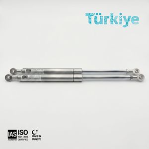 Amortiguador de Gas Inoxidable 316L, Fabricado en Turquía, CE ISO9001, 652 mm (25.669 pulgadas), 100-2500N, para Escotillas de Motores de Yates, Vehículos Blindados y Equipos de Alimentos - Product Image 1