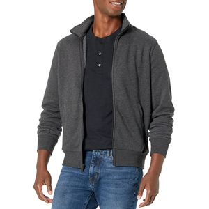 Sudadera con capucha personalizada para hombre, estilo urbano, para otoño, con cremallera completa, poliéster/algodón, transpirable, ecológica, con estampado digital a color. - Product Image 1