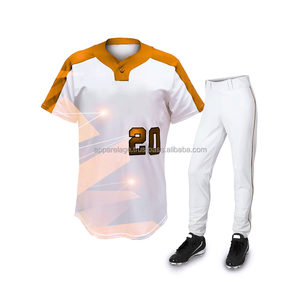 Uniformes de béisbol personalizables Nuevo diseño Ropa deportiva personalizada Característica transpirable con logotipo personalizado de oro negro - Product Image 6