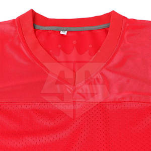 Dernier style, faible MOQ, maillot de football américain respirant à manches courtes, vêtements de sport pour hommes de haute qualité en vente - Product Image 4