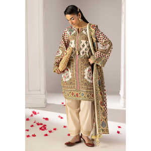 Conjunto de 3 Piezas para Mujer, Traje Estampado con Dupatta CL-62248 - Product Image 5