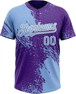 Jersey de softball ligero personalizado para hombres Trending Europe Teamwear Sublimated Printed Sports Jersey para clubes y escuelas - Product Image 3