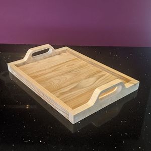 ถาดเสิร์ฟเรซิ่นทรงกลมลายอาร์ตเดโคสุดหรูพร้อมหูจับ สำหรับร้านอาหาร อาหารเช้า อาหารเย็น และกาแฟ - Product Image 5