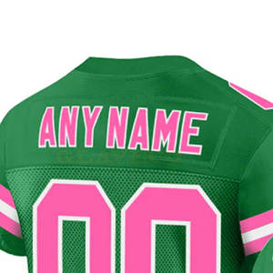 Camiseta de fútbol americano para adultos de alta calidad personalizada poliéster duradero de talla grande Unisex XL ropa de fútbol impresa transpirable - Product Image 6