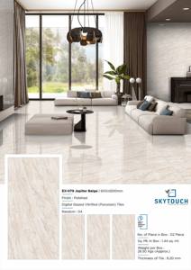 Baldosas de porcelana Skytouch Ceramic Marble Big Natural Beige de 60*120 cm, las más económicas del mercado indio, para suelos de mármol de 600X1200. - Product Image 5