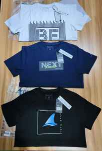 เสื้อยืดคอกลมแขนสั้นผู้ชาย ผ้าฝ้ายถัก 100% ย้อมเส้นด้าย ซักแล้ว แห้งเร็ว ระบายอากาศดี สวมใส่สบาย - Product Image 4