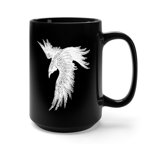 Taza de café de mitología, taza negra, tazas vikingas para beber, regalo de aniversario, regalos de marido, regalo de parejas, regalos de Navidad - Product Image 1