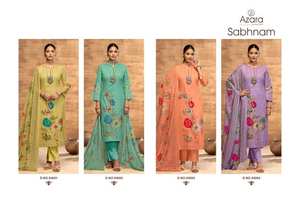 Collection de matériel de robe imprimée brodée en coton pur pour la fête Vêtements indiens et pakistanais au prix de gros - Product Image 4