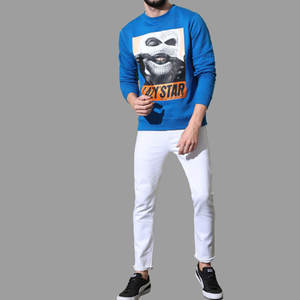 Nueva moda para hombre, sudadera de talla grande, Color personalizable, 100% algodón, estilo de invierno, venta en línea - Product Image 1