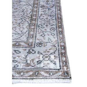 Vintage 9x12 <b>Wool</b> Rug Grey & Black Hand Knotted Medallion Rectangle Puzzle Abstract Patterns for Home Entryway Hallway-Pae-639 - Product Image 4