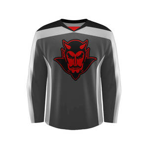 Equipo personalizado camisetas de hockey sobre hielo transpirable poliéster tela bordado Impresión logotipo OEM ODM fábrica al por mayor 2025 - Product Image 5